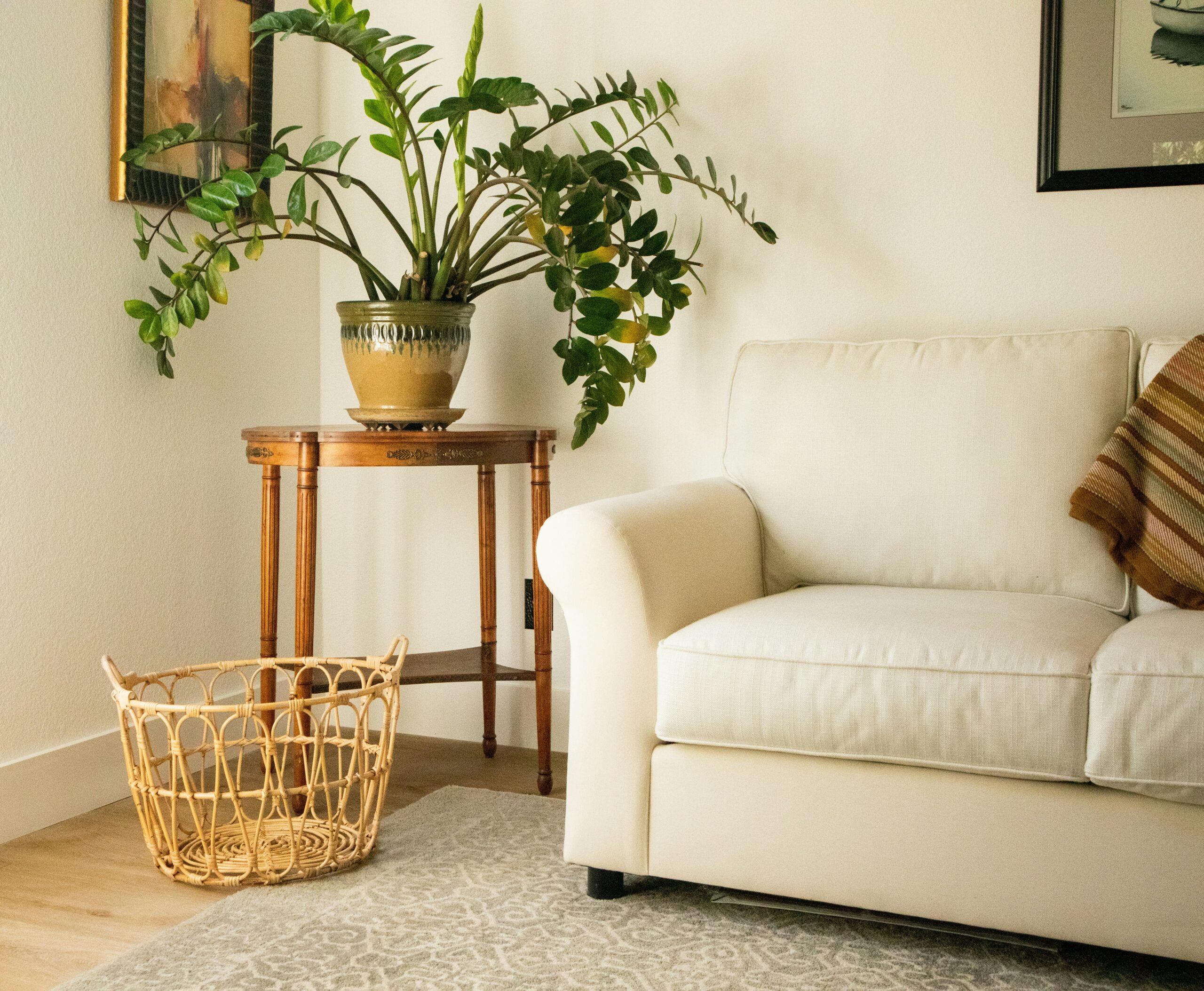 Salon harmonisé selon les principes du Feng Shui